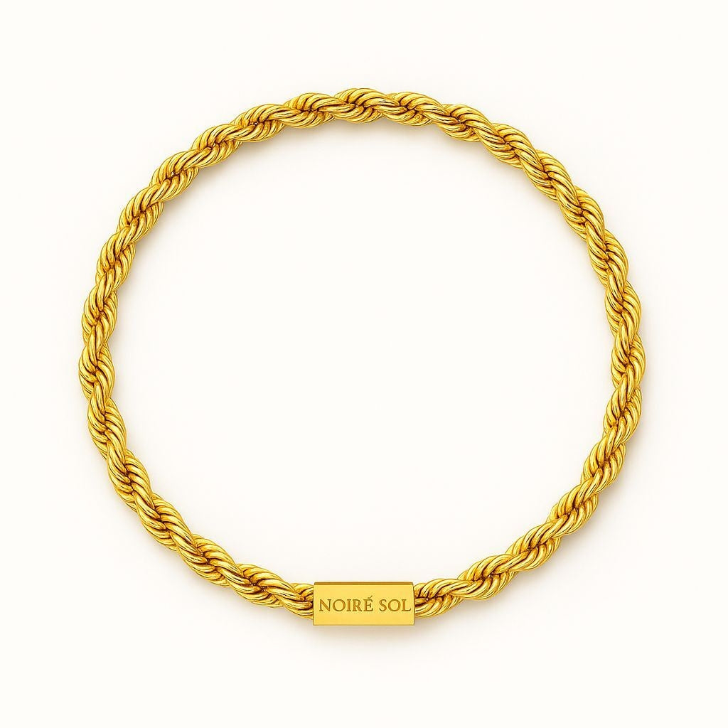 Clean Rope Armband 18K Gold Plated